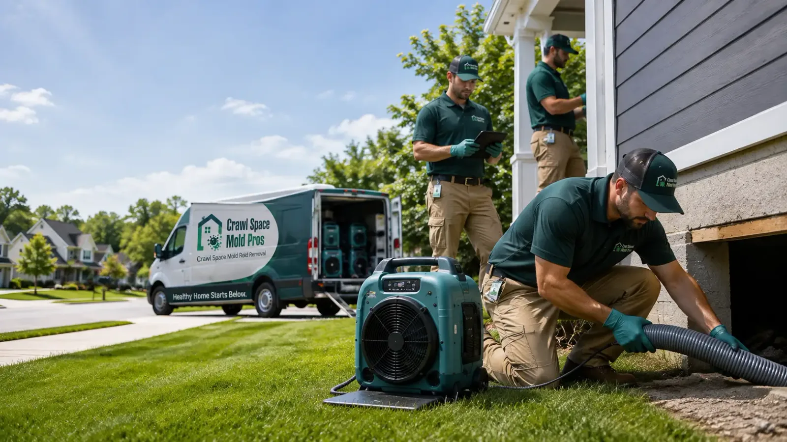 Crawl Space Mold Removal in Osseo, MN